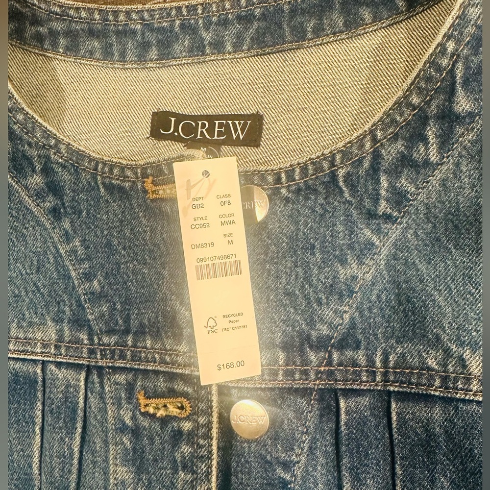 J. Crew Classic Blue Denim Jean Jacket - Picture 5 of 5